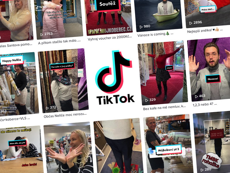 TikTok Mujkoberec.cz